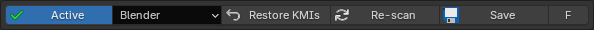 The Keymapper settings row